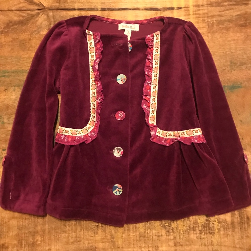 Matilda Jane | Velvet Button Up, Girl’s Size 2